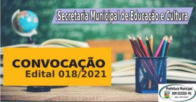 EDITAL DE CONVOCAÇÃO – 01 (um) Professor de Educação Física (20/05/2024)