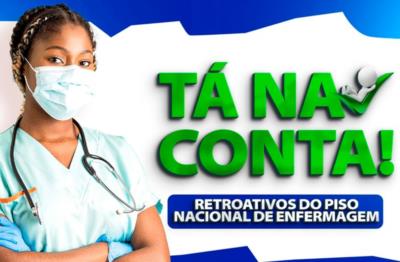 PREFEITURA DE BOM SUCESSO PAGA PISO DA ENFERMAGEM RETROATIVO A MAIO NESTA QUINTA FEIRA, 19/10