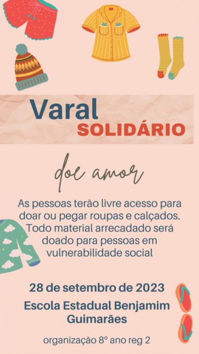 Contribua com a Campanha do Varal Solidário