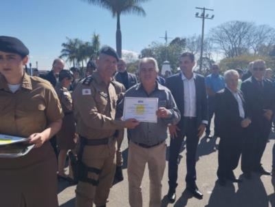 PREFEITURA DE BOM SUCESSO RECEBE CERTIFICAÇÃO DA SEXTA REGIÃO DA POLÍCIA MILITAR DE MINAS GERAIS