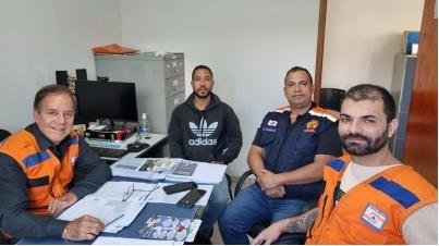 Sargento Hemerson Visita Bom Sucesso para Reunião com a Defesa Civil Municipal