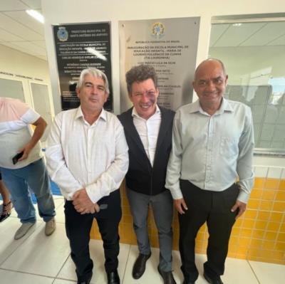 PREFEITO LUIZ CLÁUDIO DA MATA TEVE ENCONTRO COM O DEPUTADO FEDERAL REGINALDO LOPES