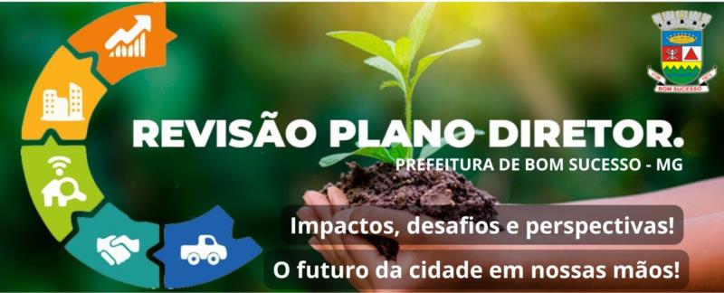 Convite para à comunidade para discutir propostas de Revisão do Plano Diretor do Município