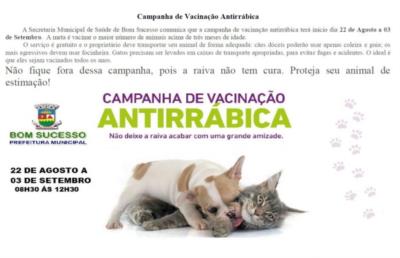 Campanha de Vacinação Antirrábica