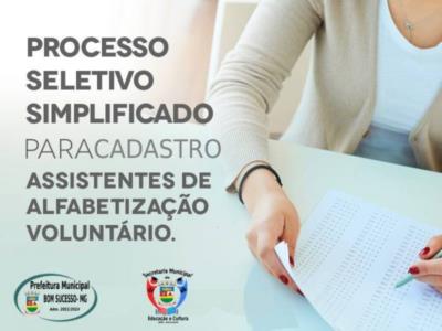 Processo Seletivo Assistentes De Alfabetização -> “RESULTADO FINAL”