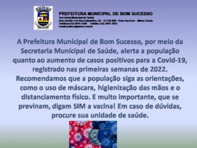 Comunicado Secretaria Municipal de Saúde