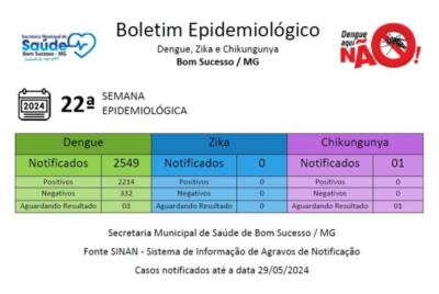 Boletim Epidemiológico da Dengue (29/05/2024)