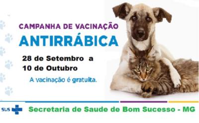 Notícias Campanha de Vacinação Antirrábica