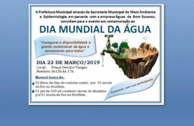 EVENTO EM COMEMORAÇÃO AO DIA MUNDIAL DA ÁGUA