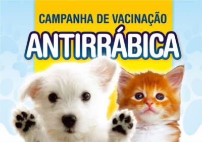 CAMPANHA DE VACINAÇÃO ANTIRRÁBICA – CONFIRA A PROGRAMAÇÃO