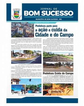 JORNAL DE BOM SUCESSO – EDIÇÃO Nº 01 – JULHO DE 2017