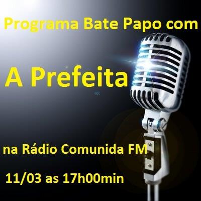 PROGRAMA BATE PAPO COM A PREFEITA