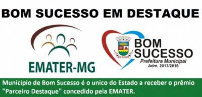 A Administração Municipal de Bom Sucesso sente-se honrada com o  a homenagem 