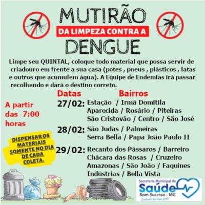 Mutirão de Combate à Dengue!