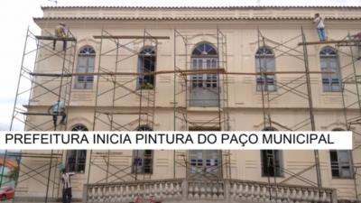 Divisão de Cultura (Setor de Patrimônio Cultural), comunica que com objetivo de manter e aumentar recursos do ICMS Cultural o prédio que abriga a sede da Prefeitura Municipal será revitalizado através de pintura.