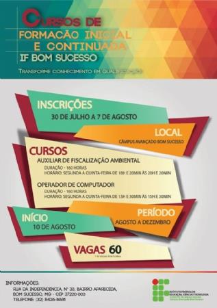 CURSO DE FORMAÇÃO INICIAL E CONTINUADA