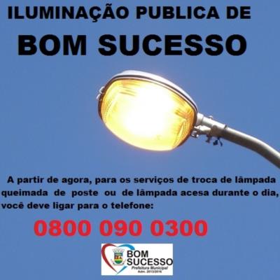 ILUMINACAO PUBLICA BOM SUCESSO