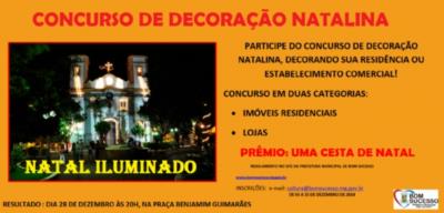 CONCURSO DE DECORAÇÃO NATALINA