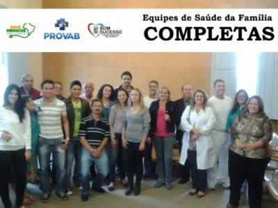 Equipes de Saude da Familia COMPLETAS