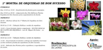 1 Mostra de Orquideas de Bom Sucesso