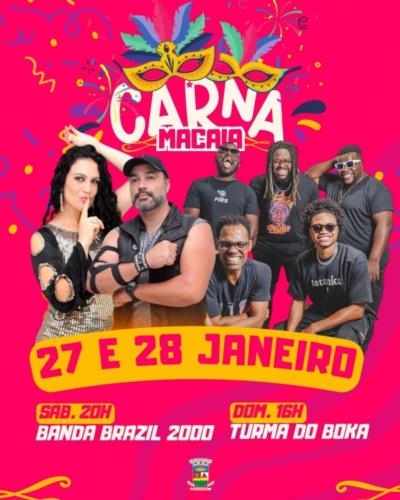 VENHA SE DIVERTIR NO CARNAVAL DE MACAIA!